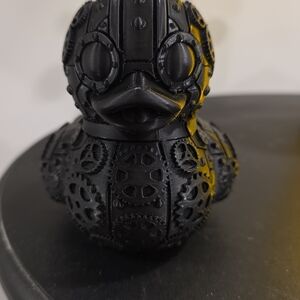 Steampunk Black 3D Duck